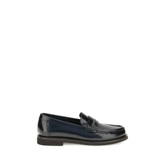 Brunello Cucinelli Leather Loafers - Flats