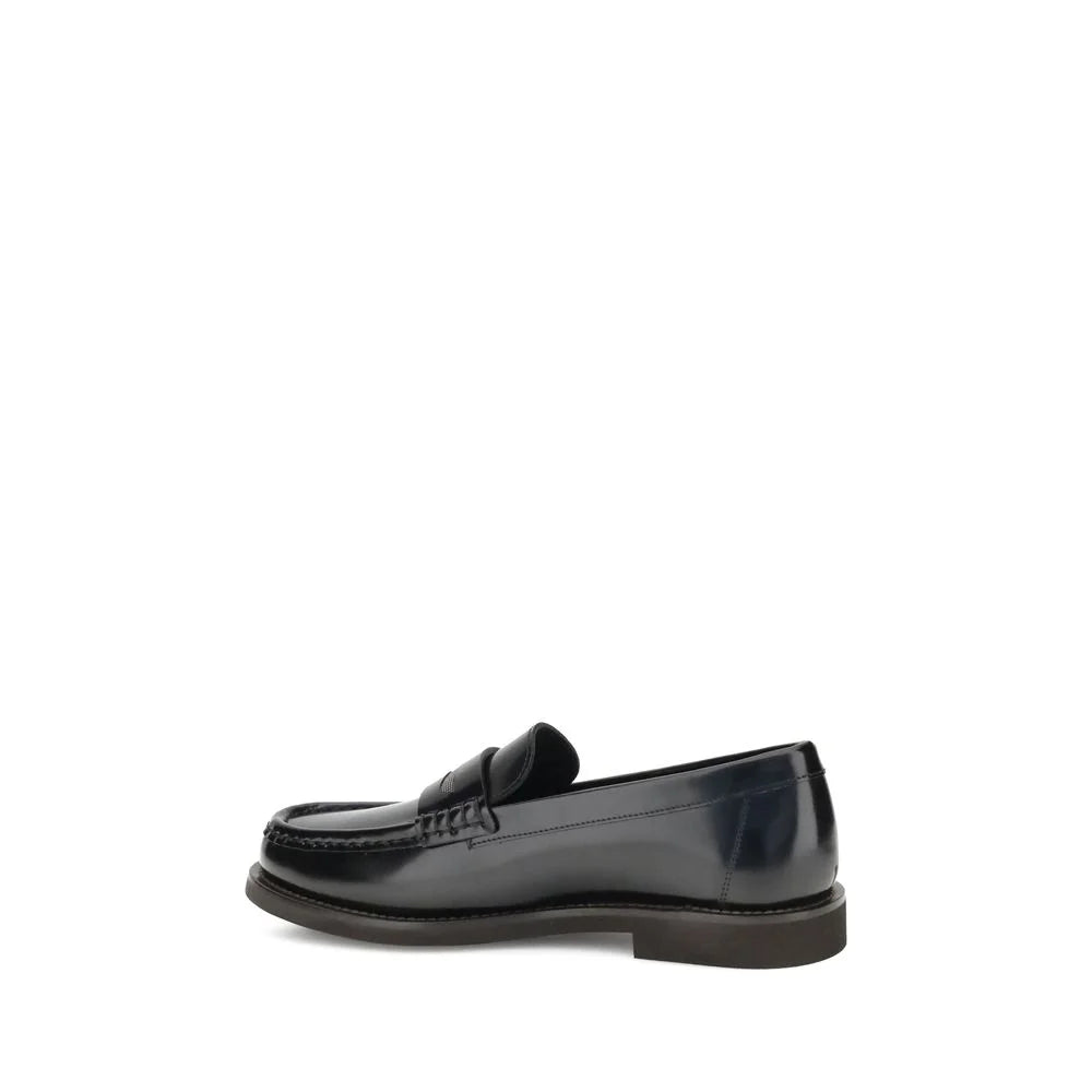 Brunello Cucinelli Leather Loafers - Flats