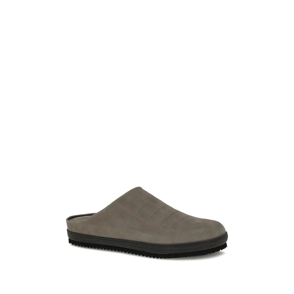Brunello Cucinelli Leather Mules - Flats