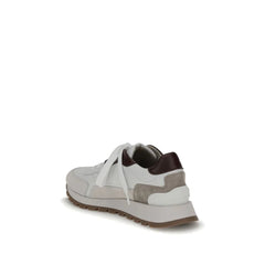 Brunello Cucinelli Leather Sneakers with shiny details - Sneakers