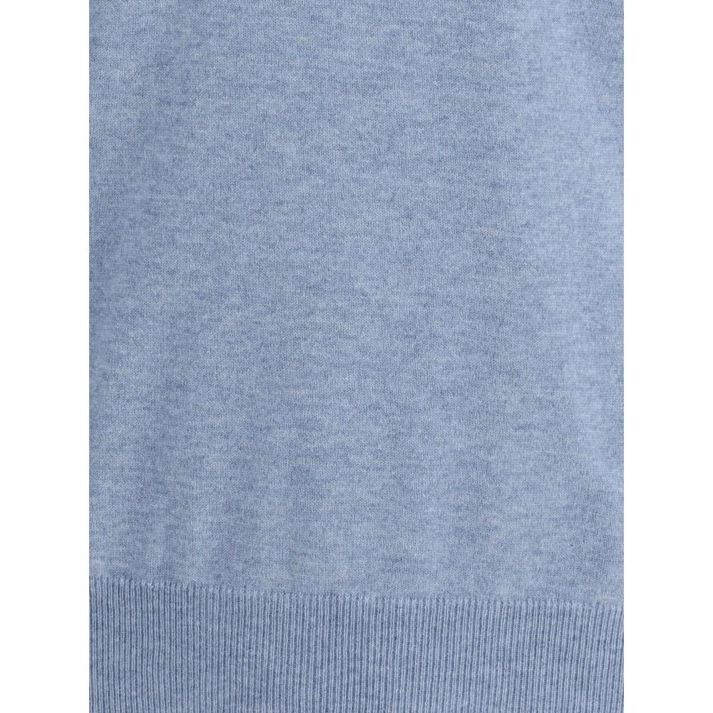 Brunello Cucinelli Light Blue Cashmere Cashmere Sweater