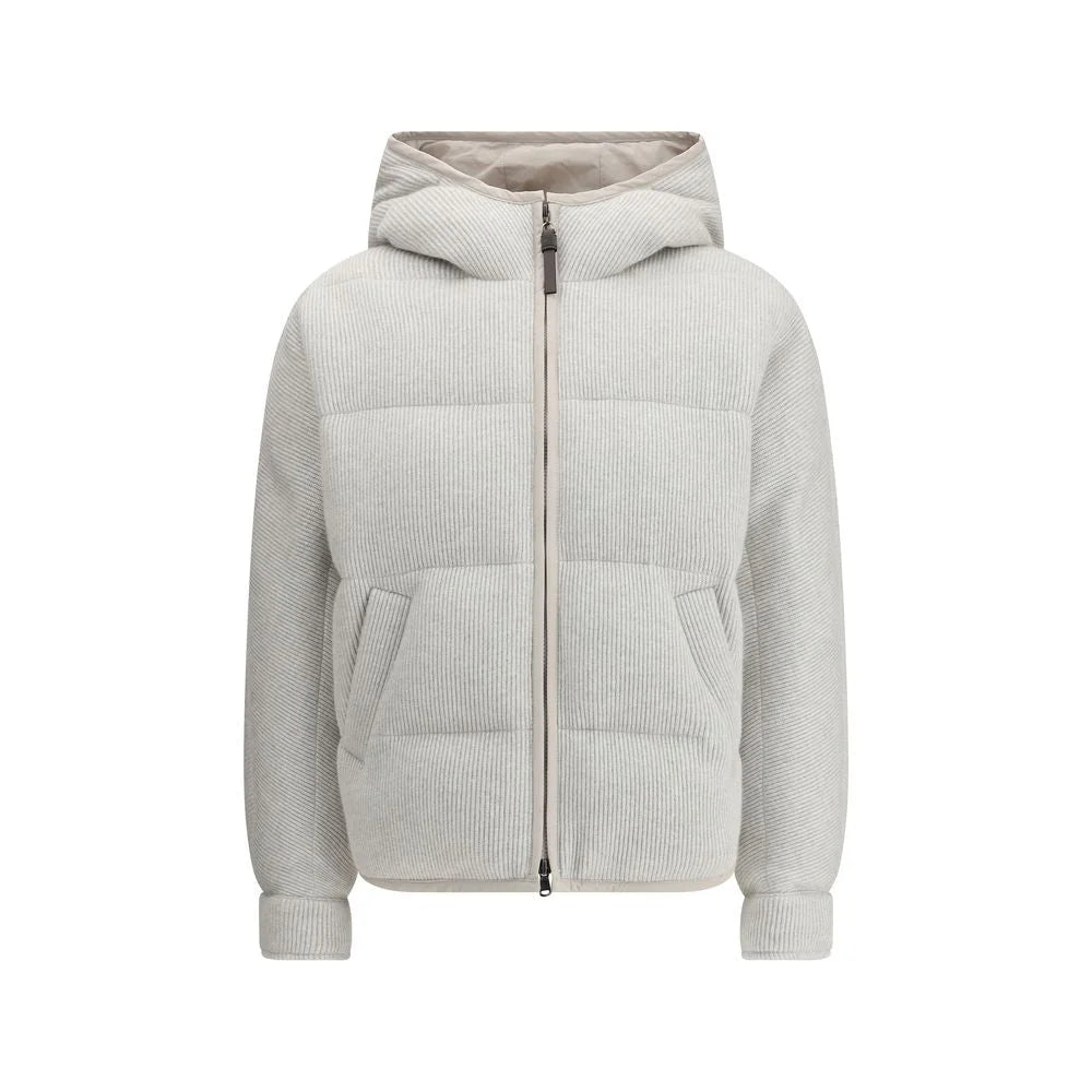 Brunello Cucinelli Lurex Down Jacket - IT42 | L - Puffer Jackets
