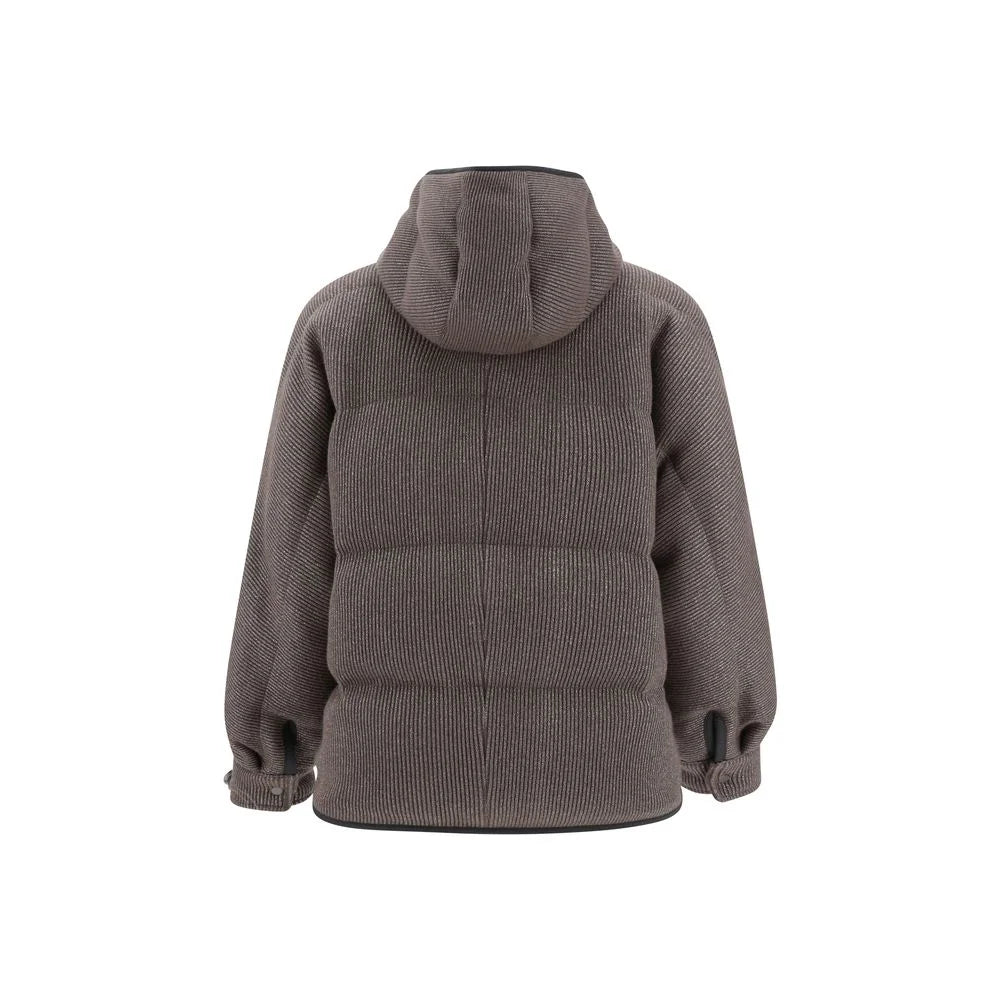 Brunello Cucinelli Lurex Down Jacket - IT44 | L