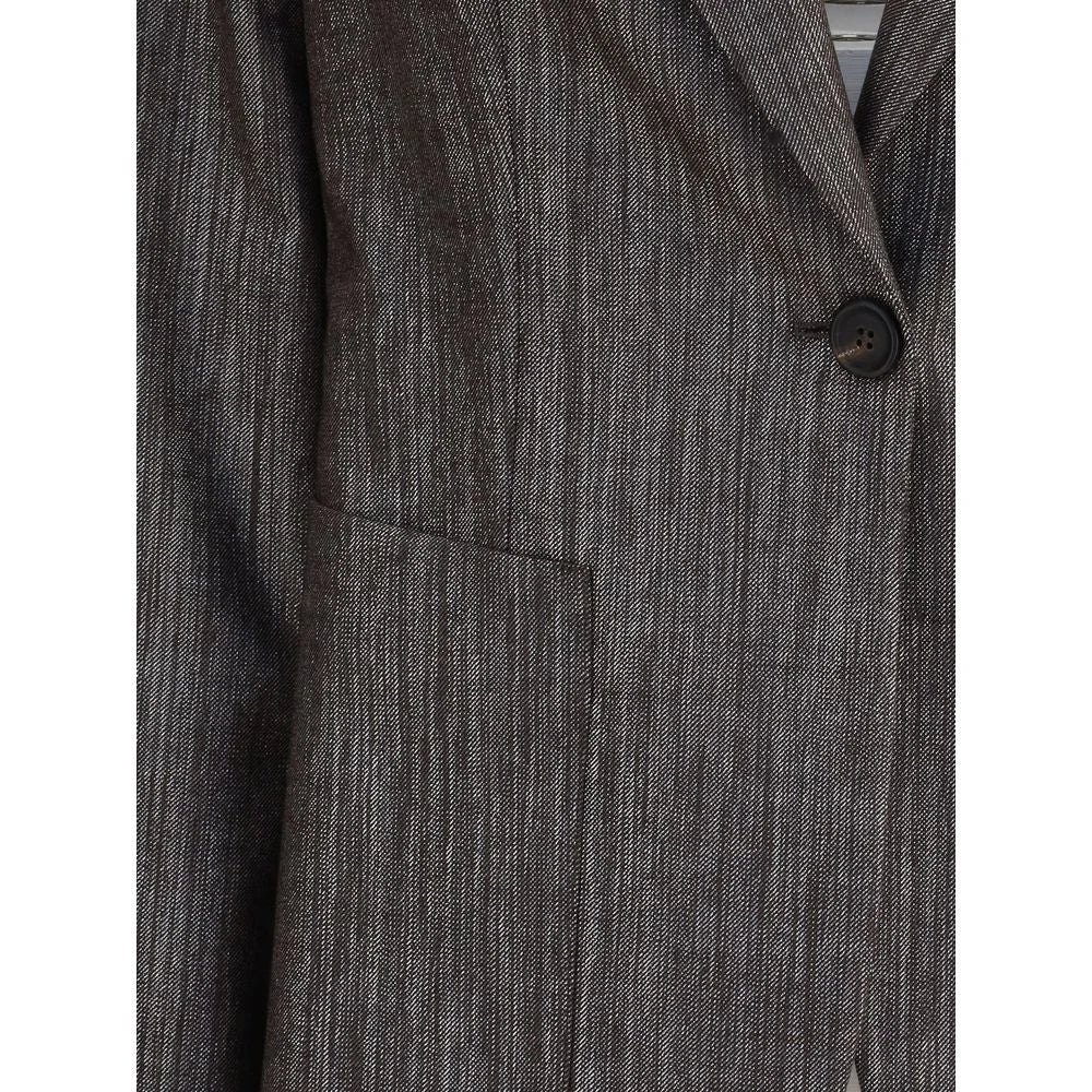 Brunello Cucinelli Lurex fabric Blazer - IT40 | M