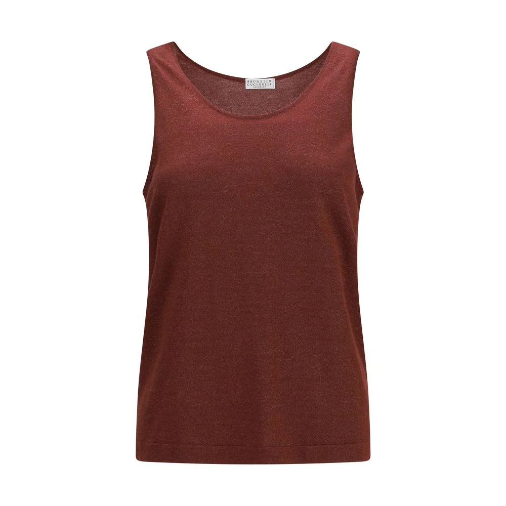 Brunello Cucinelli Multicolor Cashmere Tank Tops - L