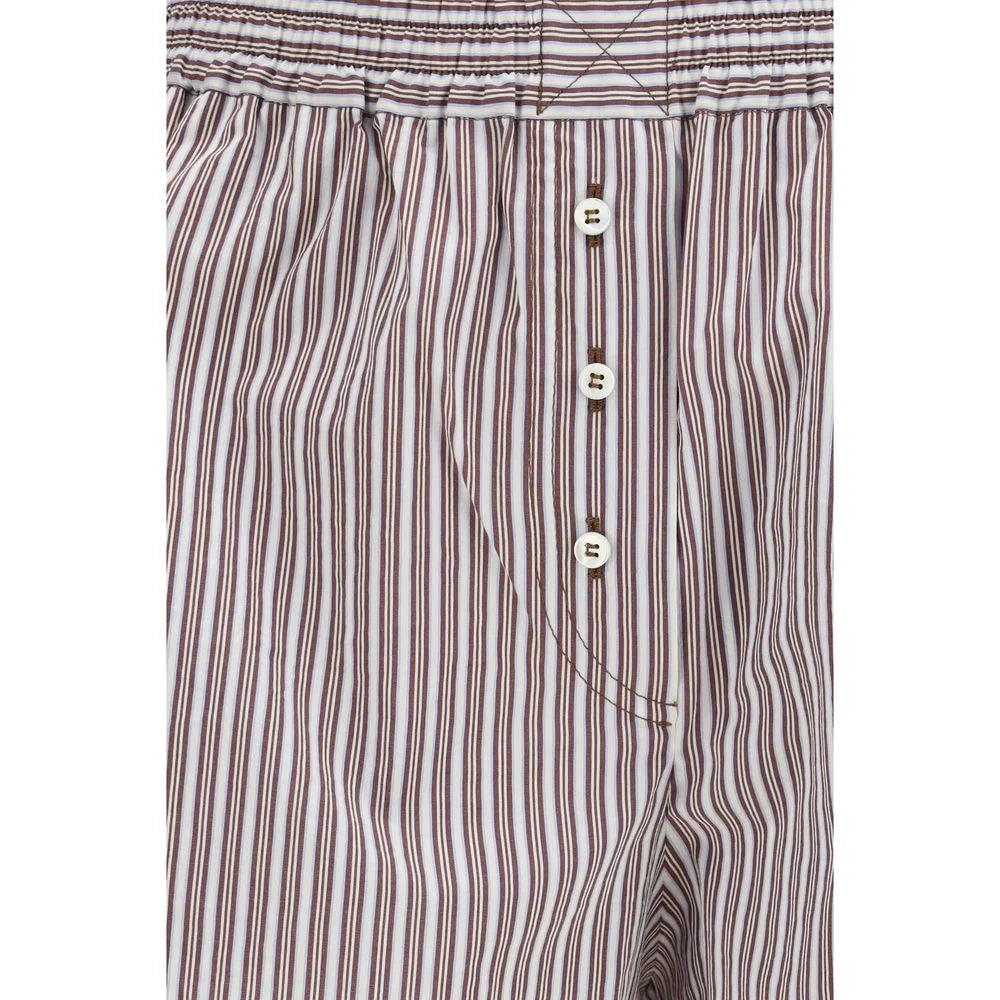 Brunello Cucinelli Multicolor Cotton Bermuda Shorts