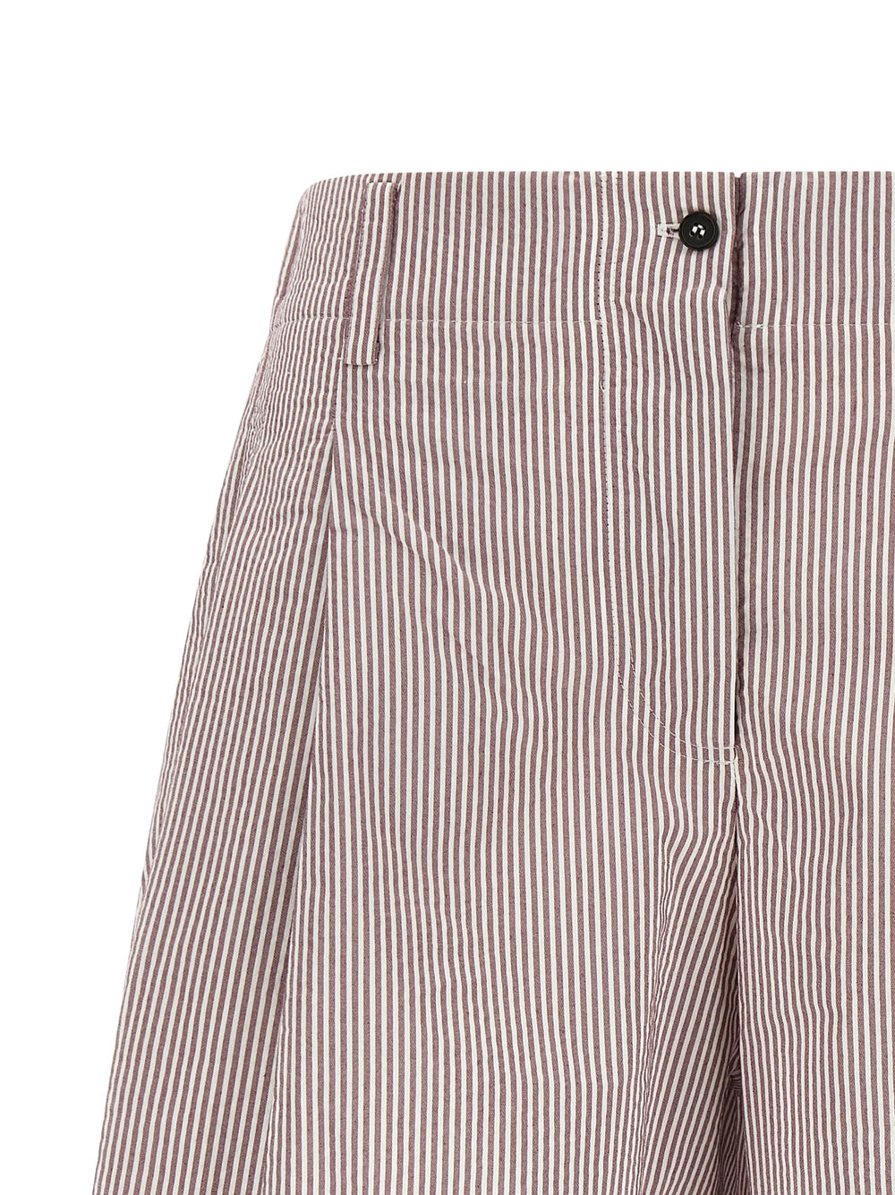 Brunello Cucinelli Calções de Algodão Multicoloridos de Bermuda - S