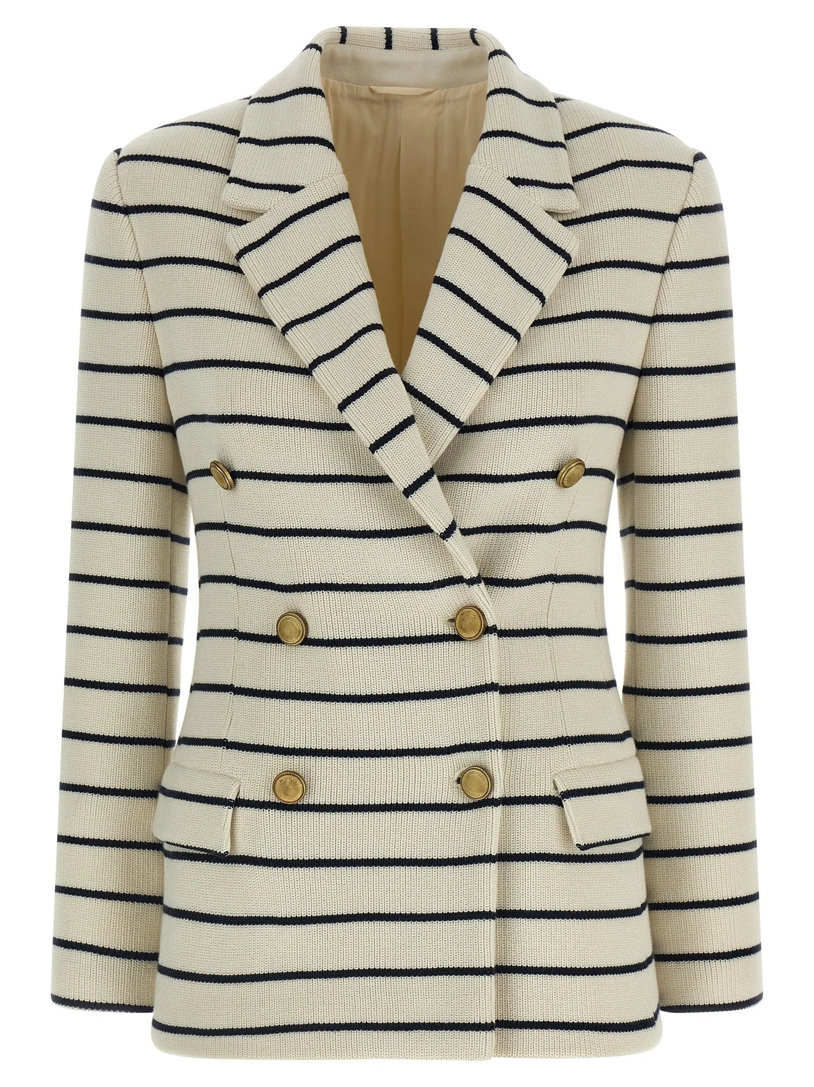 Brunello Cucinelli Multicolor Cotton Blazer - IT46
