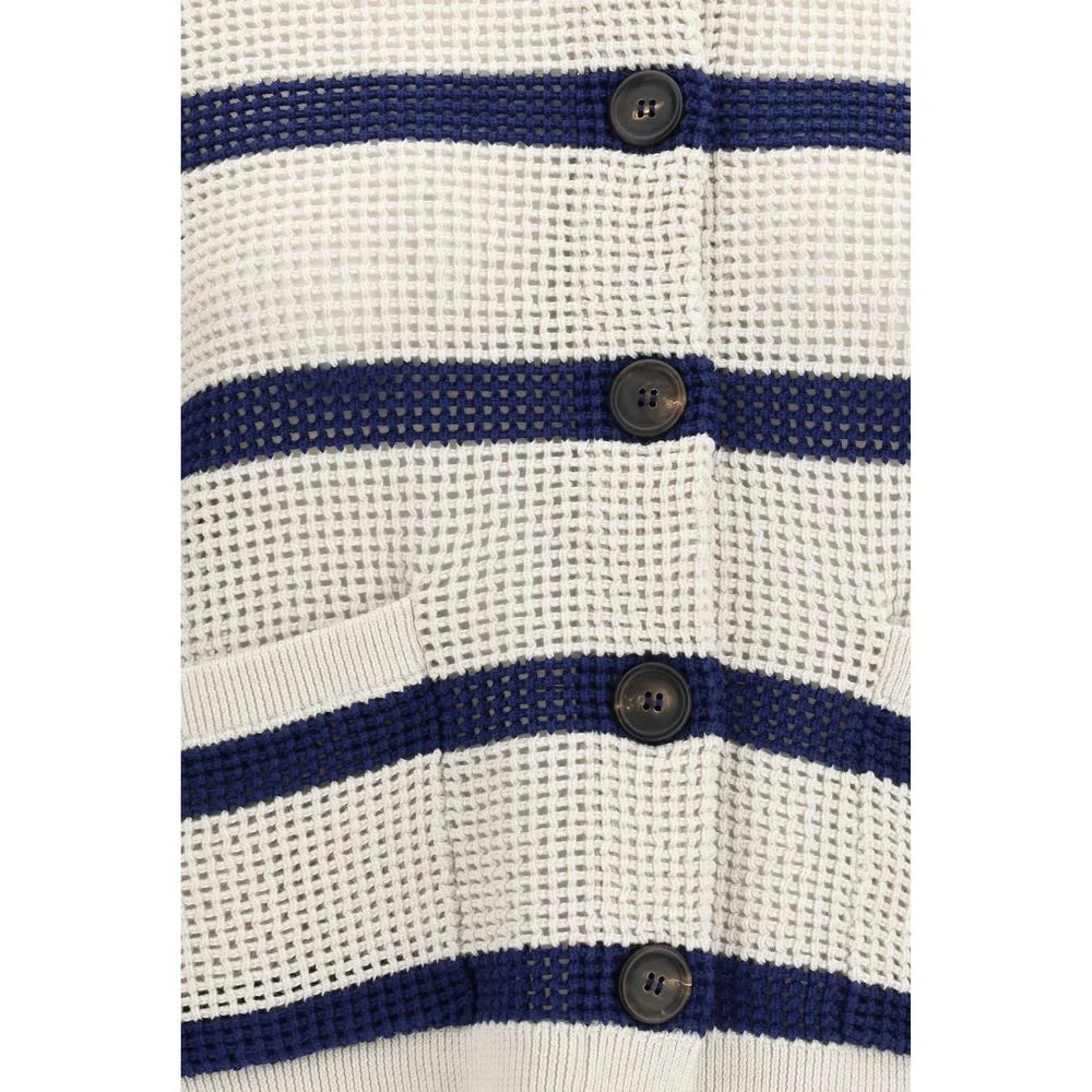 Brunello Cucinelli Multicolor Cotton Cardigan - L