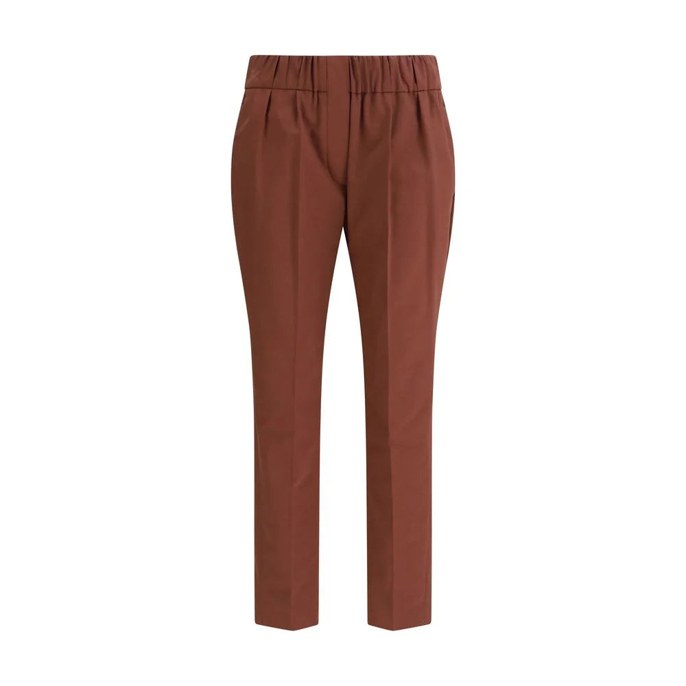 Brunello Cucinelli Multicolor Cotton Casual Pants