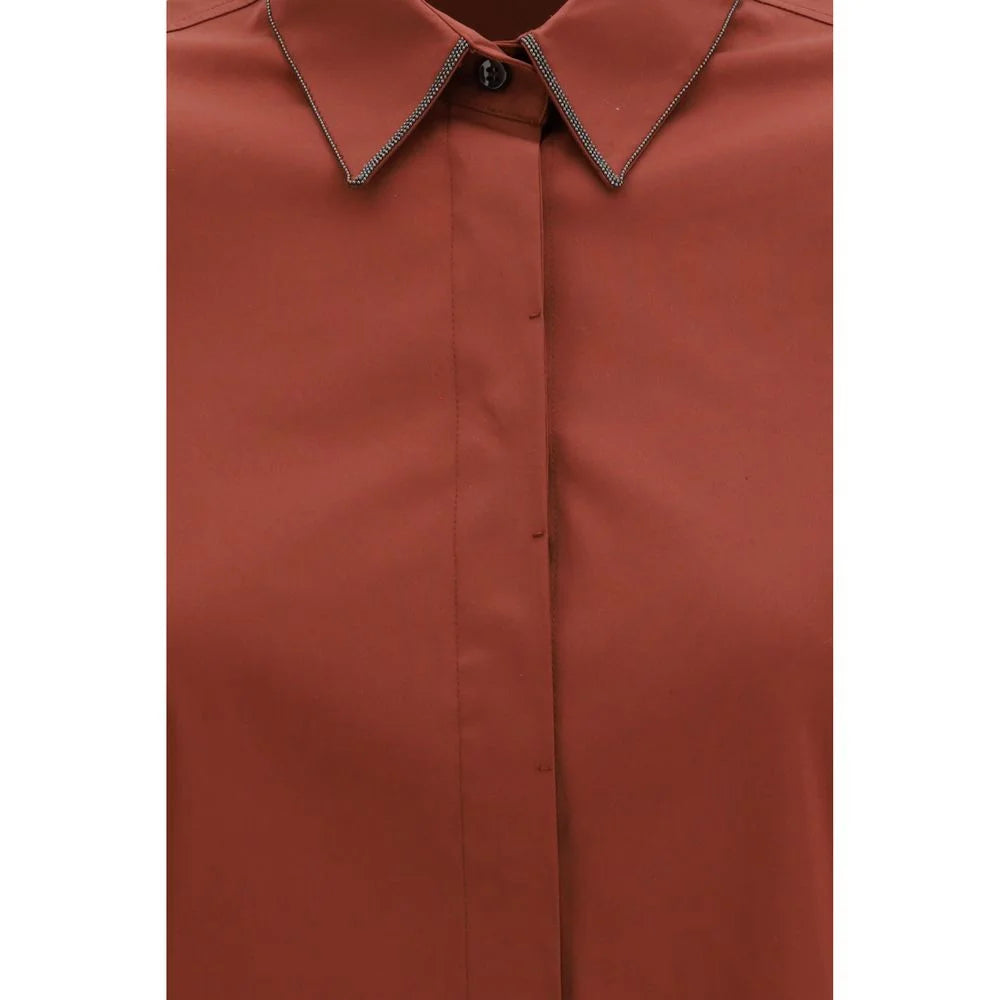 Brunello Cucinelli Multicolor Cotton Dress Shirt