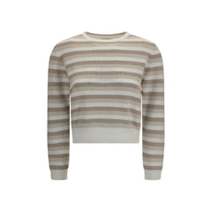 Brunello Cucinelli Multicolor Cotton Sweatshirt