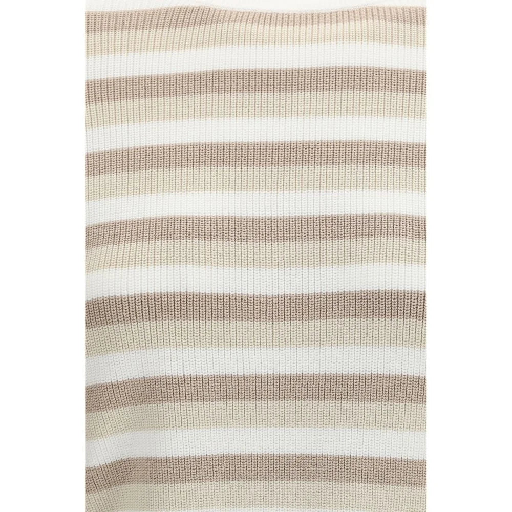 Brunello Cucinelli Multicolor Cotton Sweatshirt