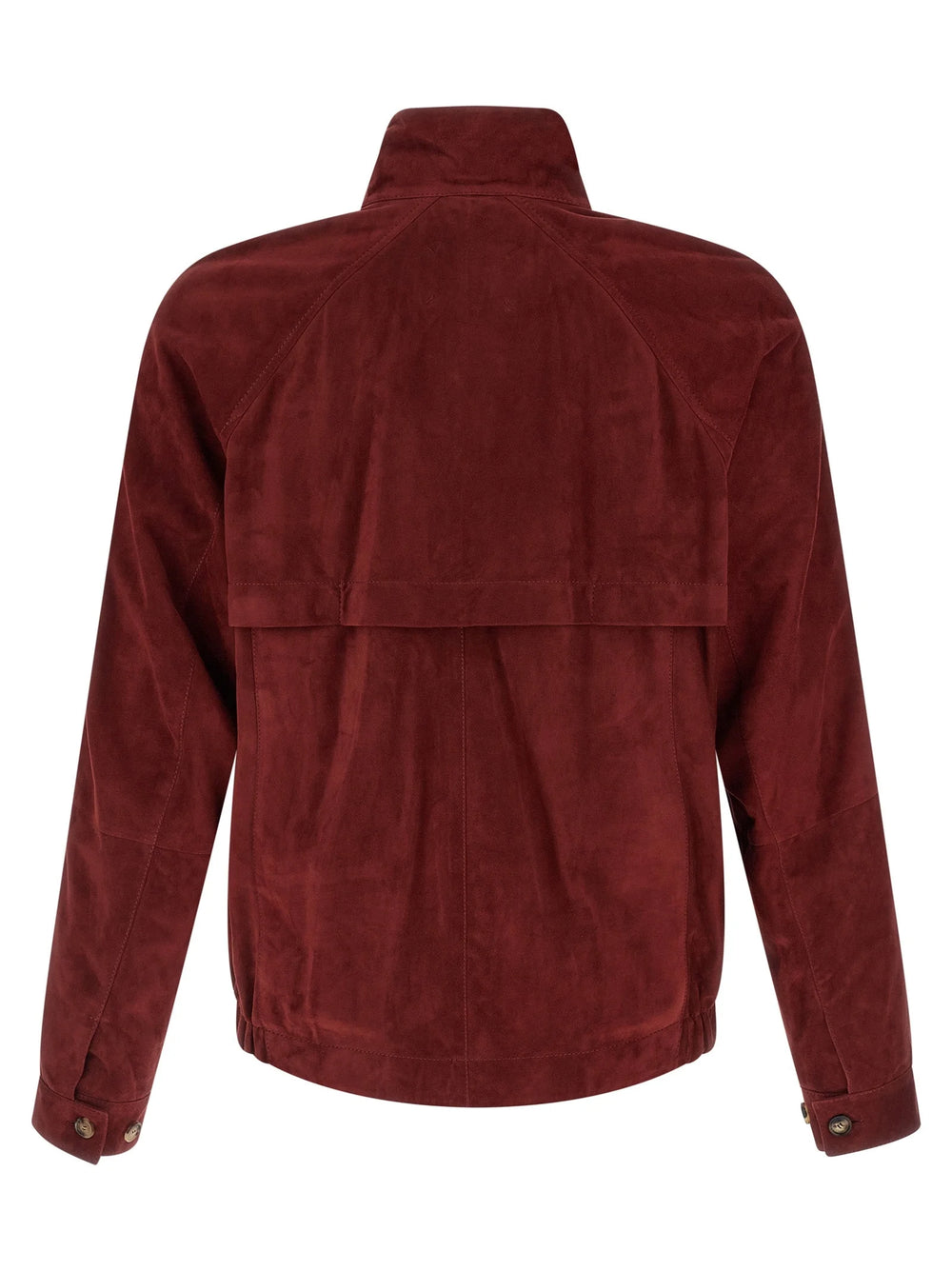 Brunello Cucinelli Multicolor Lamb Leather Leather Jacket - L