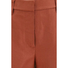 Brunello Cucinelli Multicolor Linen Casual Pants