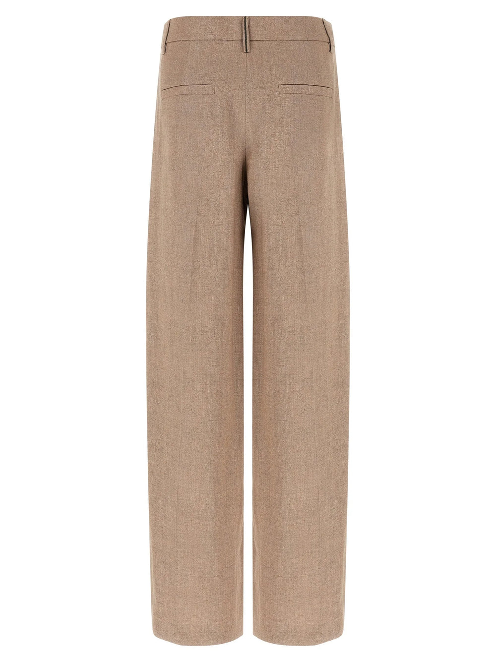 Brunello Cucinelli Multicolor Linen Flared Pants - IT42