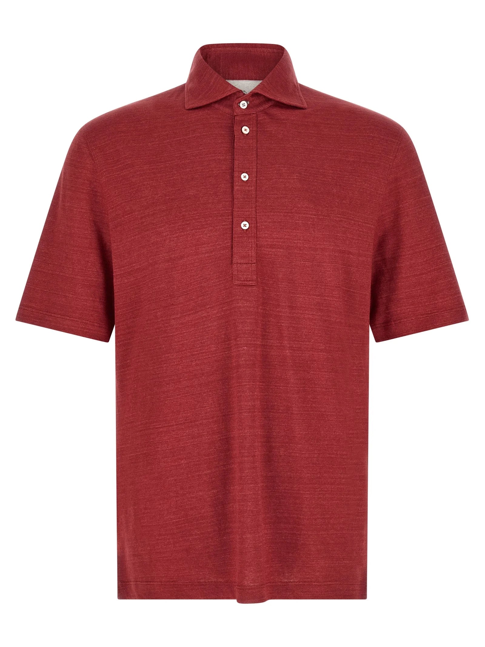 Brunello Cucinelli Multicolor Linen Polo Shirt