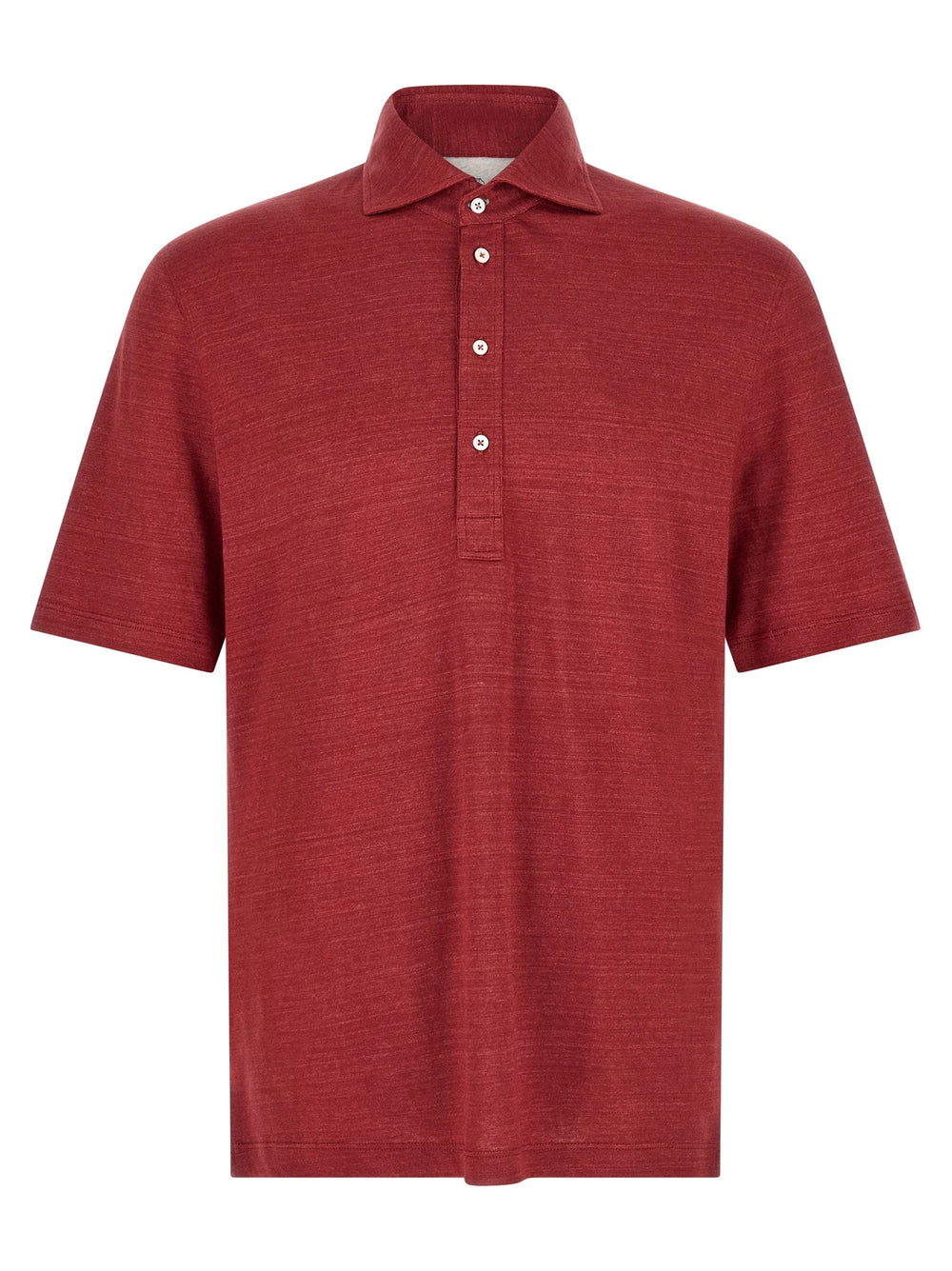 Brunello Cucinelli Multicolor Linen Polo Shirt