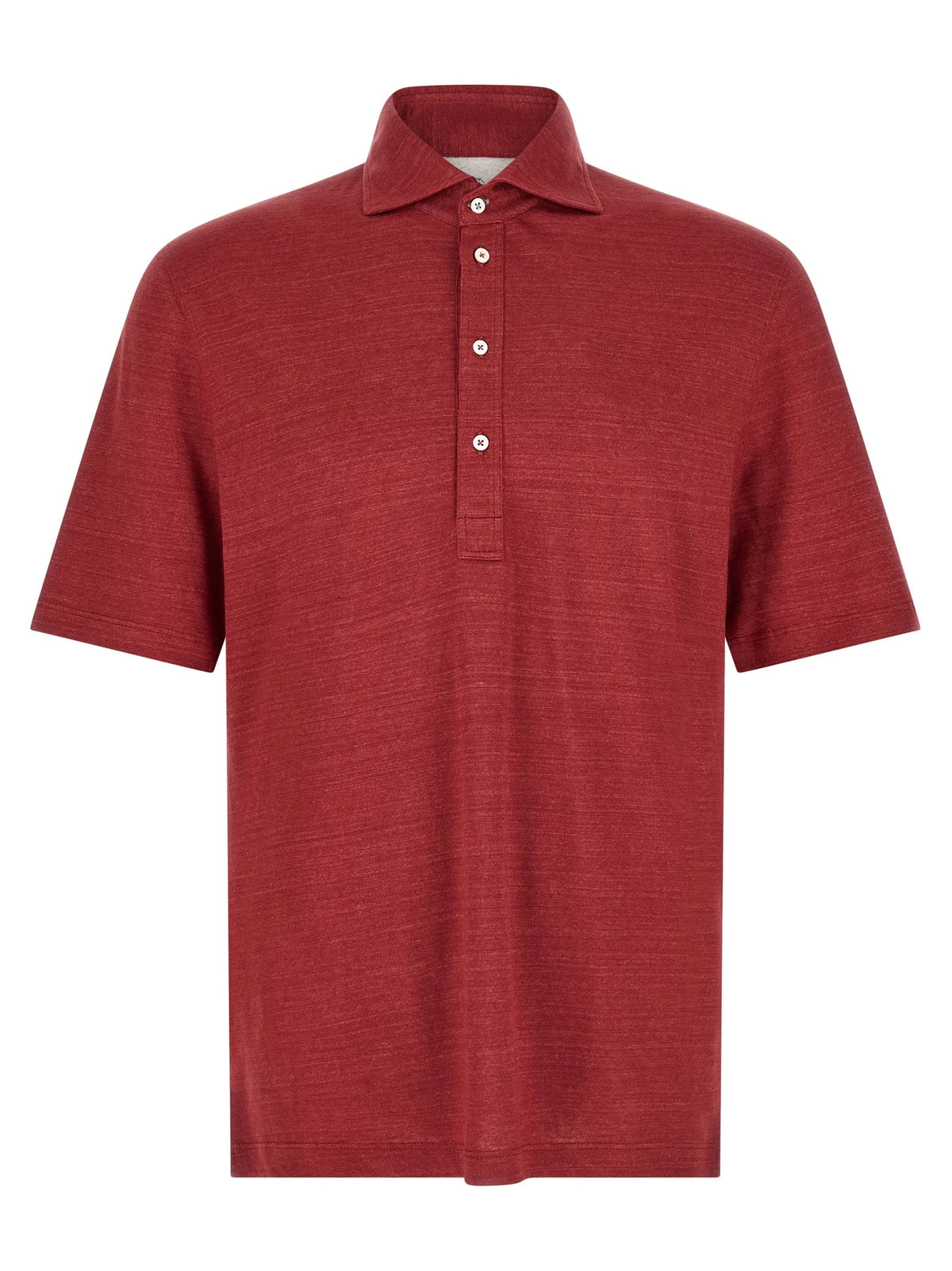 Brunello Cucinelli Multicolor Linen Polo Shirt