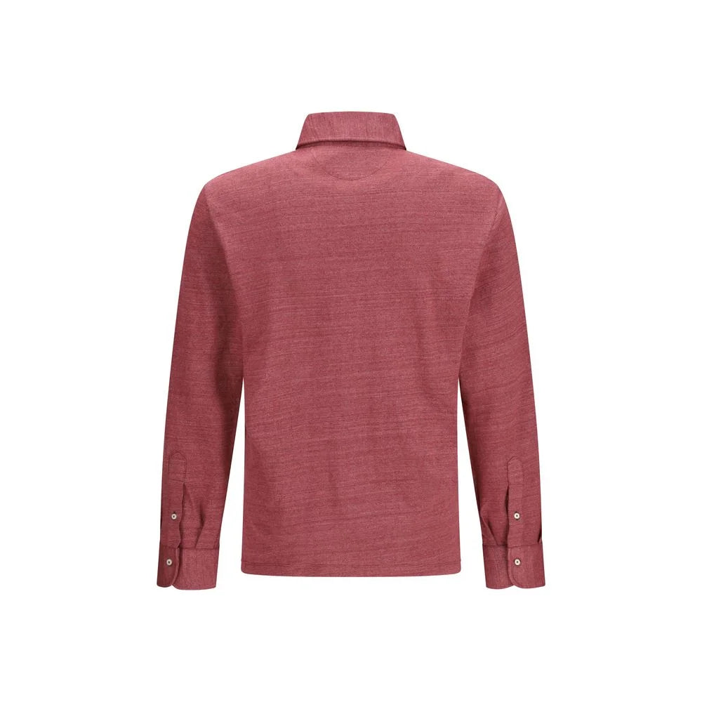 Polo Brunello Cucinelli Wielościenne Lniane