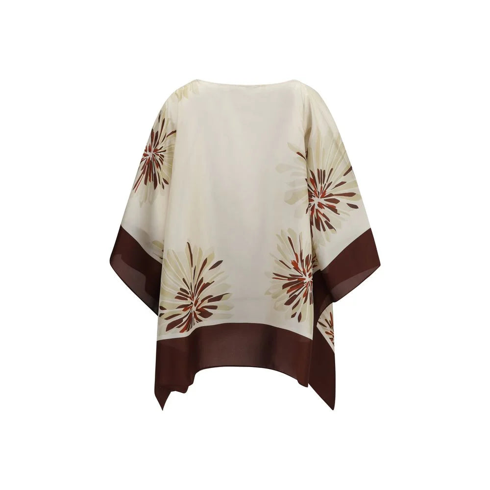 Chemisier en soie multicolore Brunello Cucinelli - XS