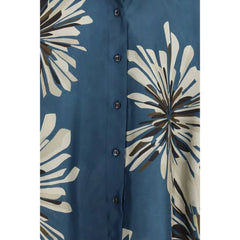 Brunello Cucinelli Multicolor Silk Pattern Shirt - S