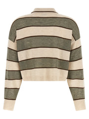 Brunello Cucinelli Multicolor Virgin Wool Polo Shirt