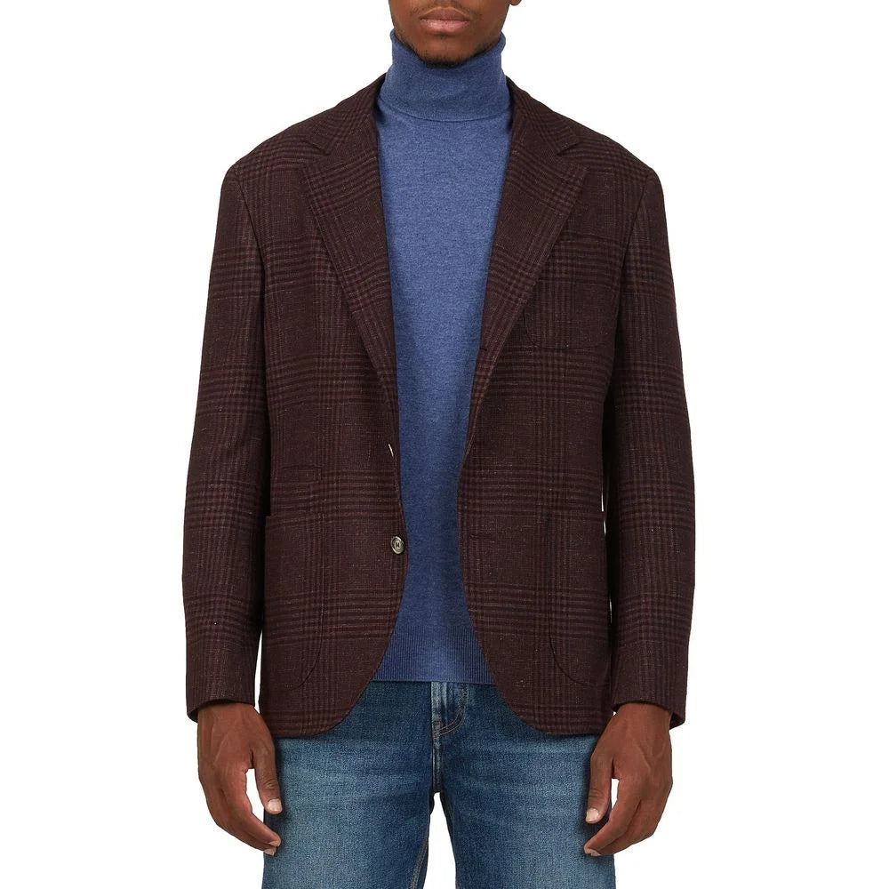 Brunello Cucinelli Multicolor Wool Coat
