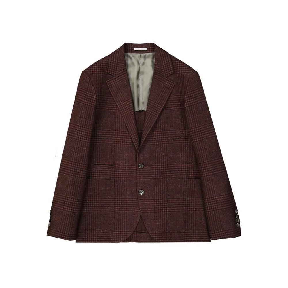 Brunello Cucinelli Multicolor Wool Coat