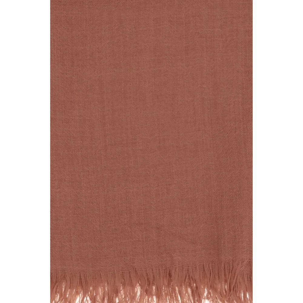 Brunello Cucinelli Orange Cashmere Foulard