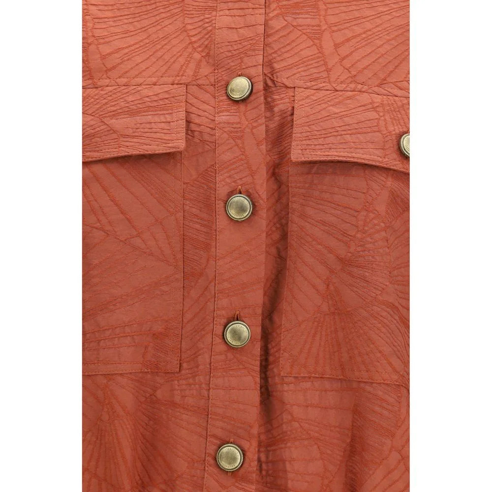 Brunello Cucinelli Orange Cotton Coat - S