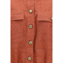 Brunello Cucinelli Orange Cotton Coat - S
