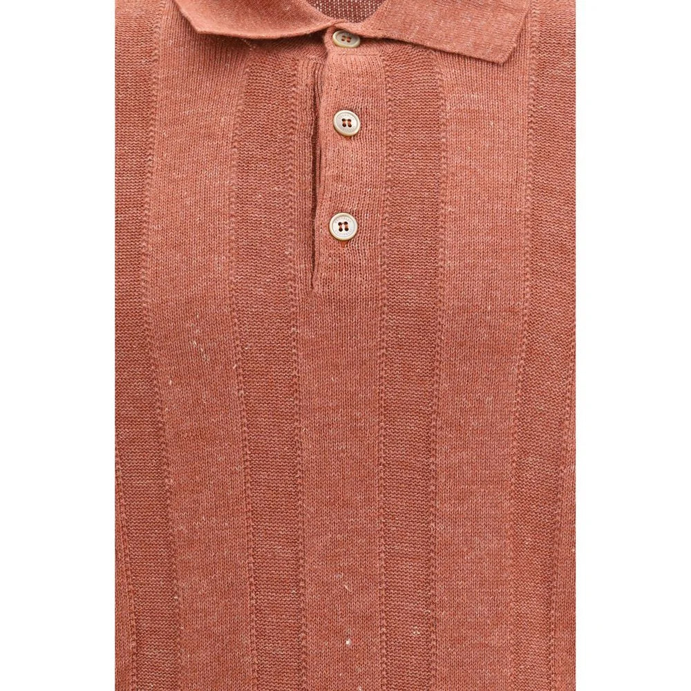 Brunello Cucinelli Orange Linen Sweatshirt