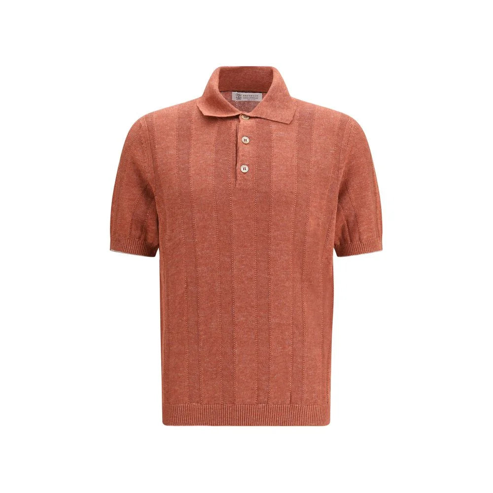 Brunello Cucinelli Orange Linen Sweatshirt - IT46 | S