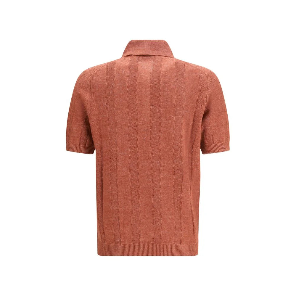 Brunello Cucinelli Orange Linen Sweatshirt - IT46 | S