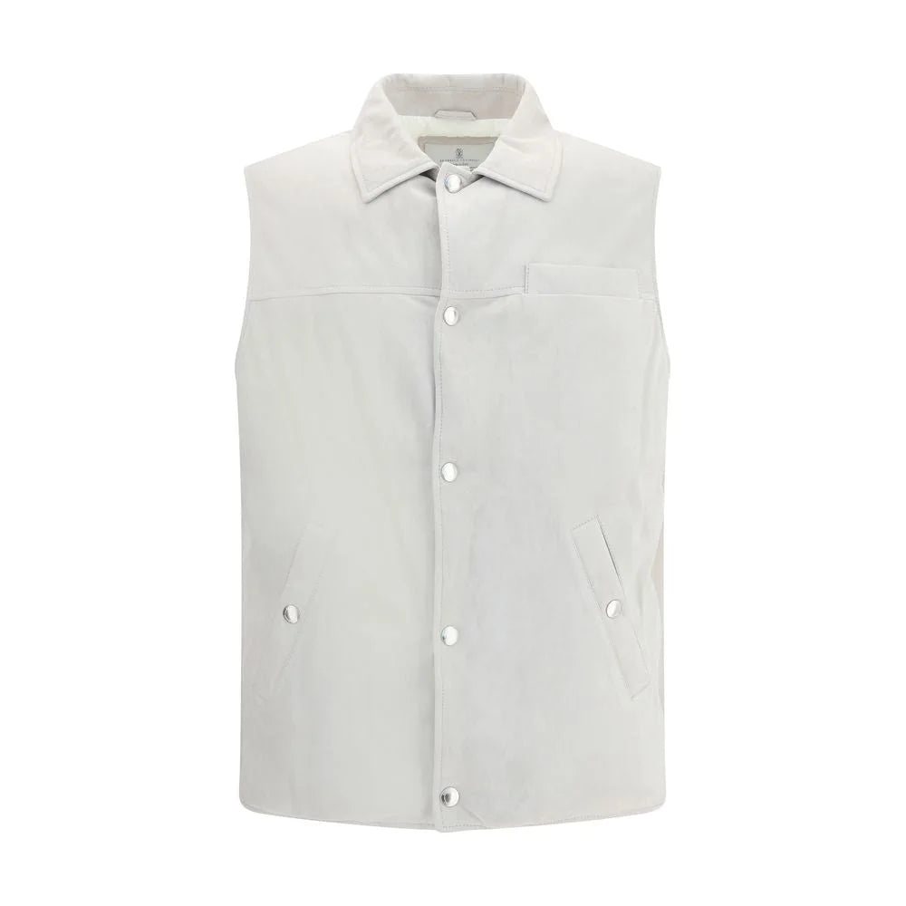 Brunello Cucinelli Padded leather Vest - Vests