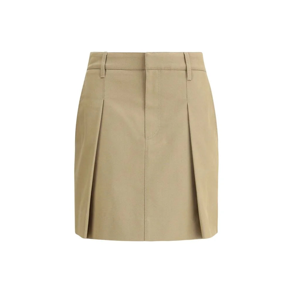Brunello Cucinelli Pleated cotton short Skirt