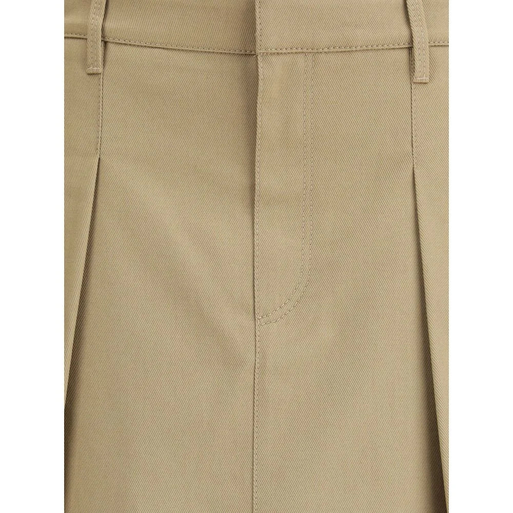 Brunello Cucinelli Pleated cotton short Skirt