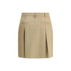 Brunello Cucinelli Pleated cotton short Skirt - Skirts