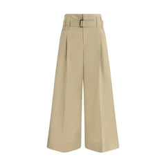 Brunello Cucinelli Pleated crop Pants - IT42 | L