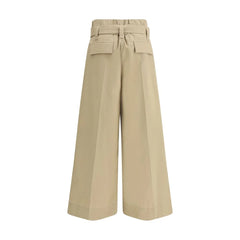 Brunello Cucinelli Pleated crop Pants - IT42 | L