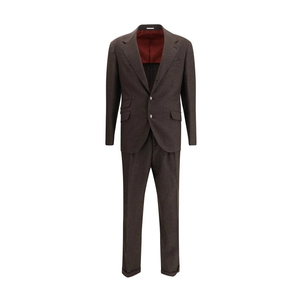 Brunello Cucinelli Prince of Wales Men’s Suit - IT50 | L - Suits