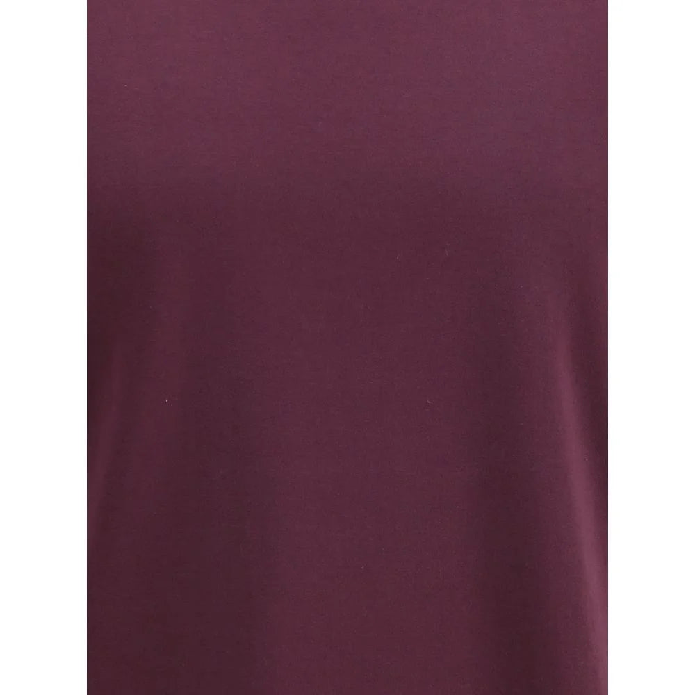 Brunello Cucinelli Purple Cotton T-Shirt