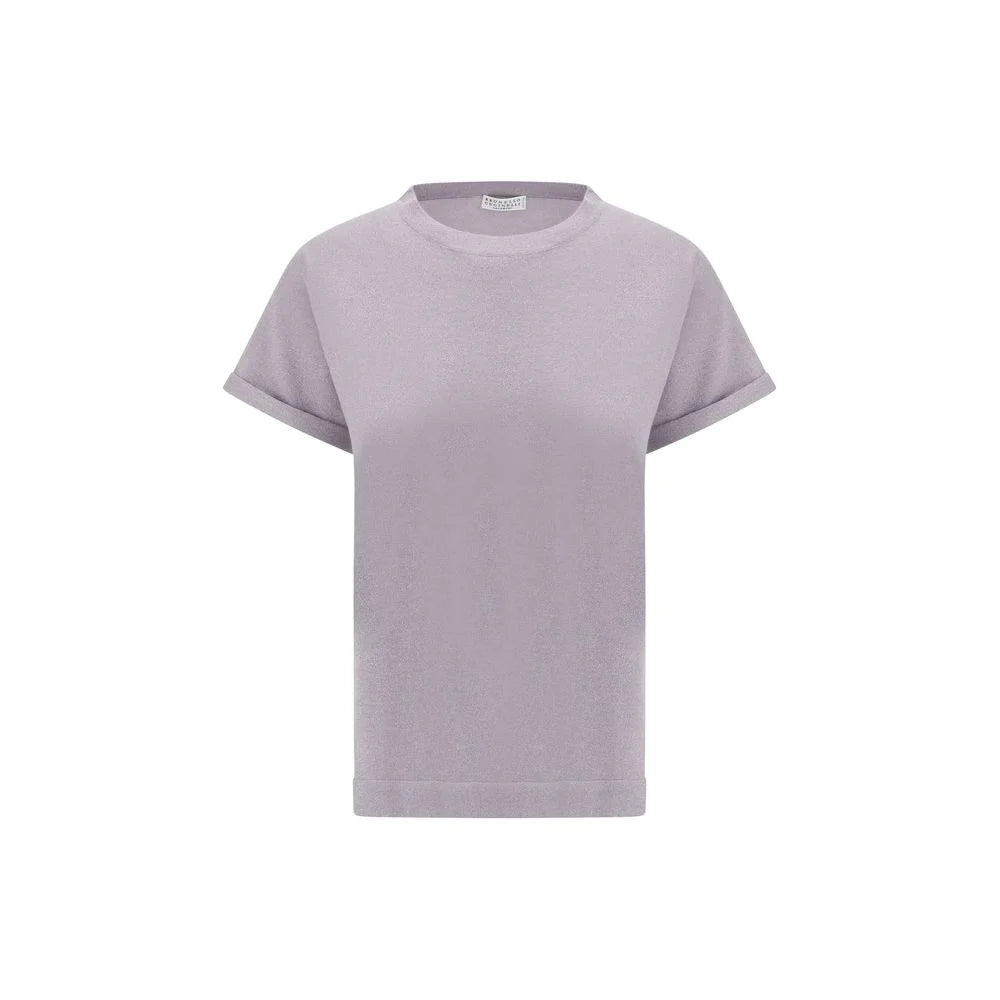 Brunello Cucinelli Purple Nylon T-Shirt - XXL