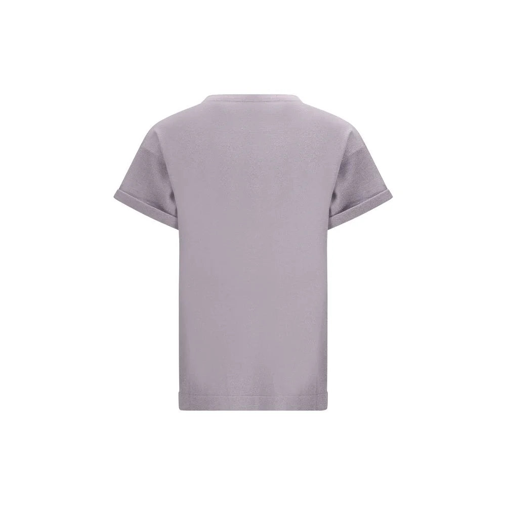 Brunello Cucinelli Purple Nylon T-Shirt - XXL