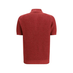 Brunello Cucinelli Red Cotton Dress Shirt