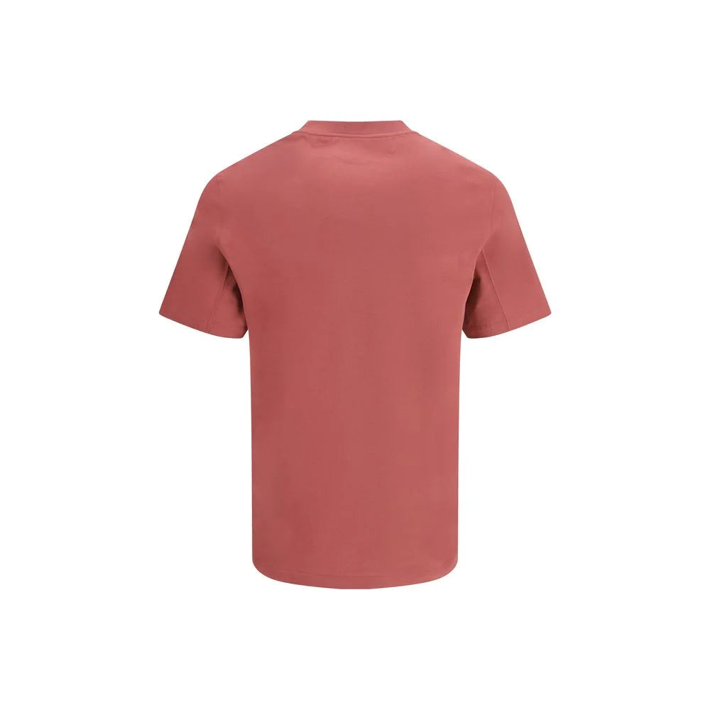 Brunello Cucinelli Red Cotton Long Sleeve T-Shirt