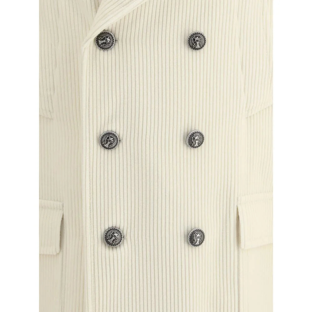 Brunello Cucinelli Ribbed cashmere Coat - Overcoats