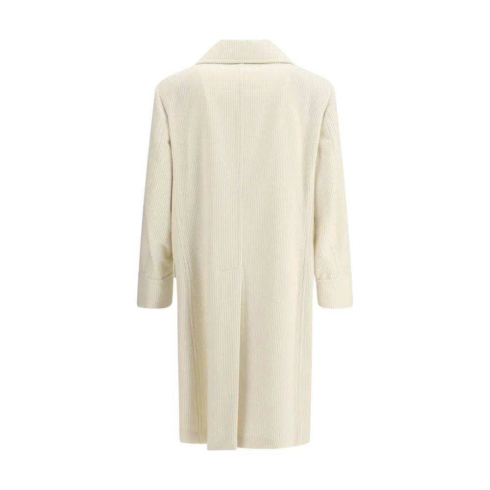 Brunello Cucinelli Ribbed cashmere Coat - Overcoats