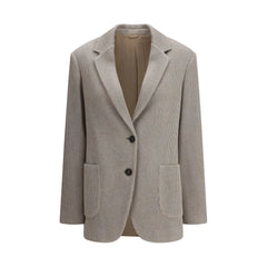 Brunello Cucinelli Ribbed deisgn lurex Jacket - IT40 | M